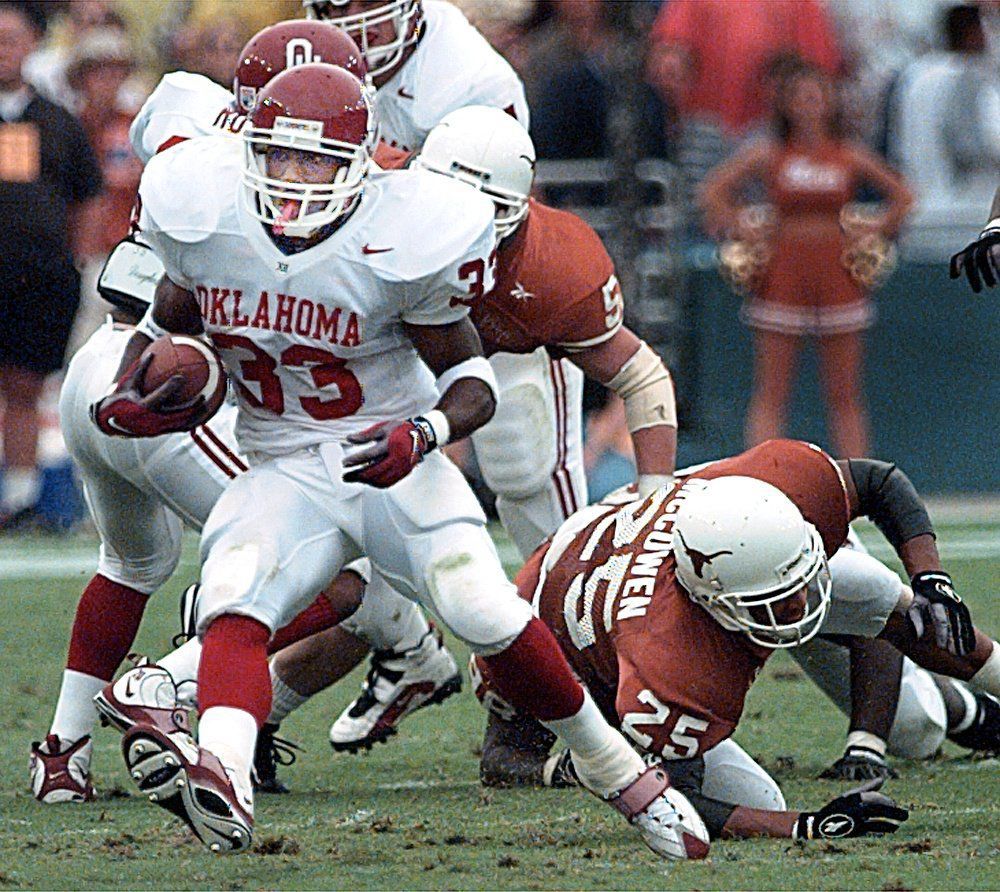 Oct. 11, 1997: NR Texas 27, NR Oklahoma 24